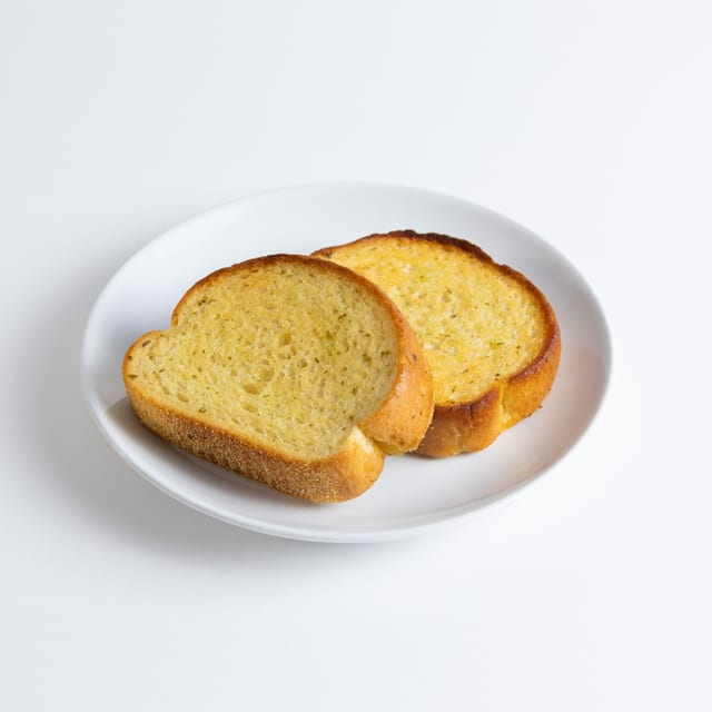 CHEESY GARLIC BREAD.